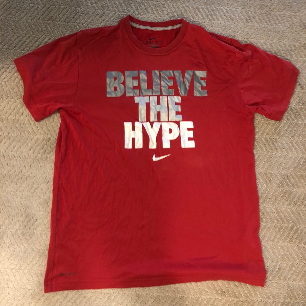 Nike Dri-fit “believe the hype” Graphic t shirt
